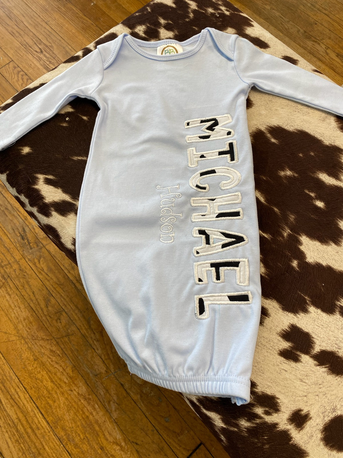 Personalized Baby Name Gown